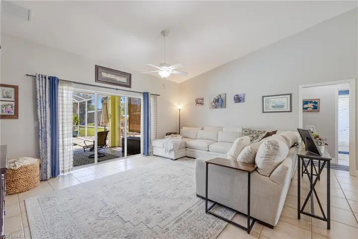 Great for entertaining with a smooth flow from the kitchen and family room to the covered back porch and pool area.