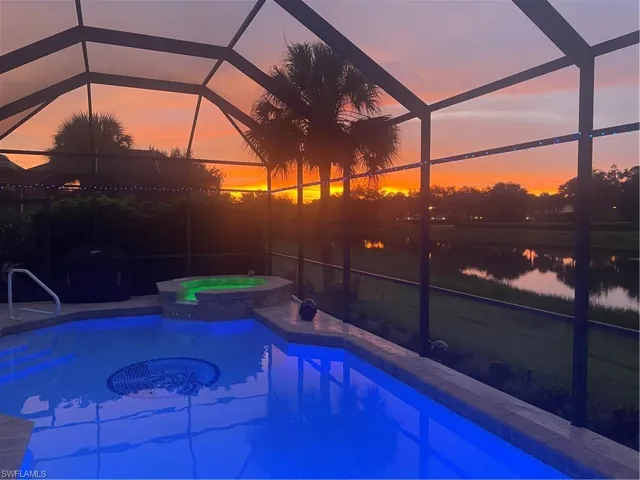 W/LED Lights at Sunset
