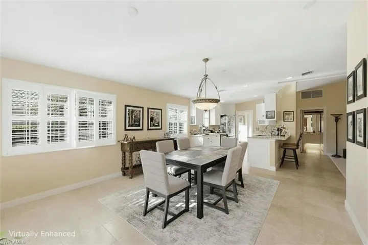 Virtually enhanced dining area (paint)