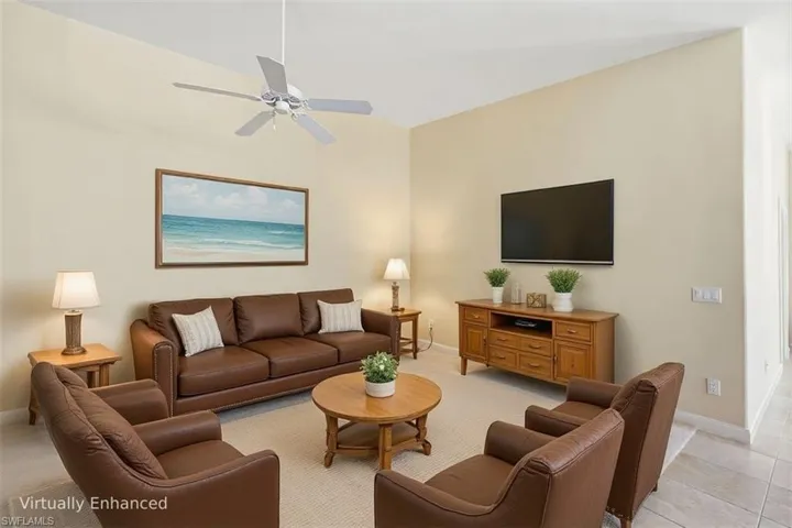 Virtually enhanced living area (furniture)