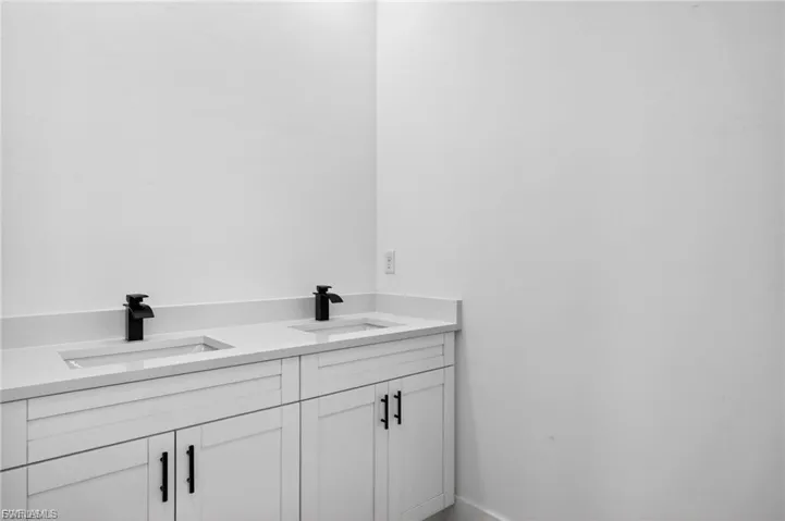 Bathroom with double vanity