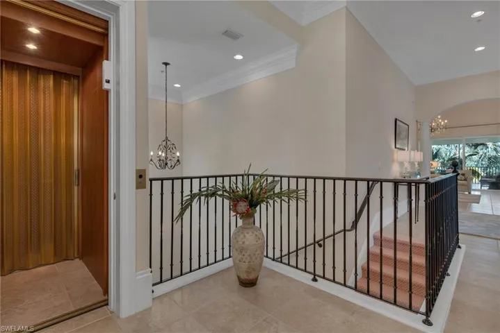 This residence is the perfect place to call home, as it is spacious, has high ceilings, an elevator...and beautiful views.