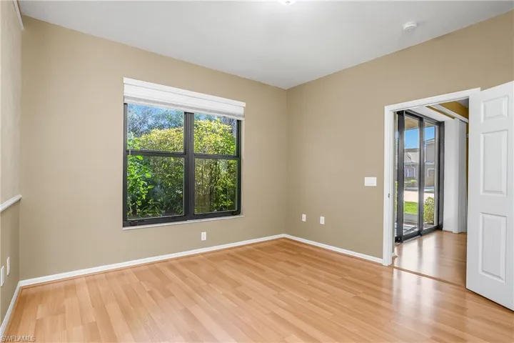Primary bedroom sits at the back of the home for added privacy and includes an ensuite bath.