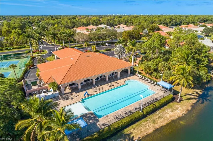 Community pool and clubhouse.