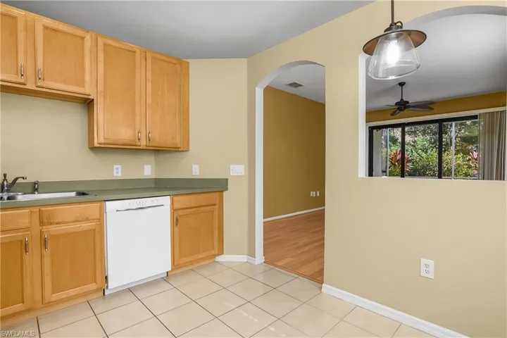 Kitchen is open to great room.