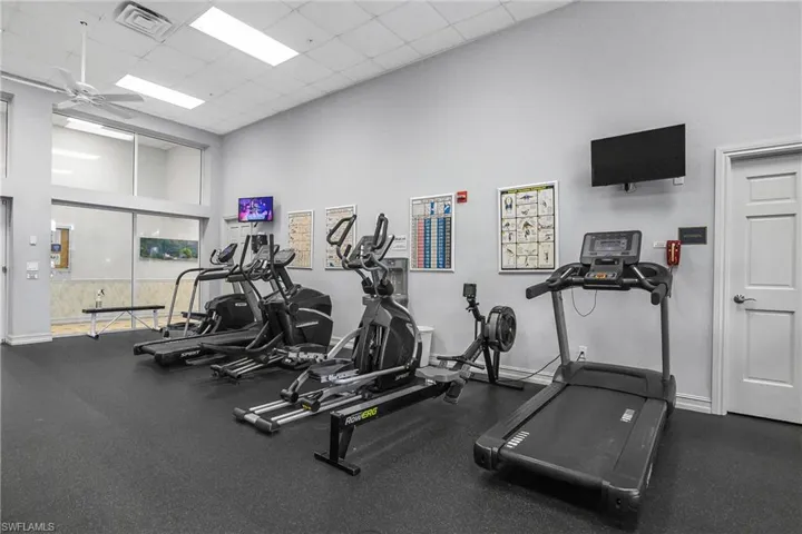 Fitness Room at Community Center.