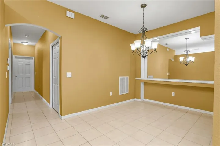 Dedicated formal dining room is just off kitchen and great room.