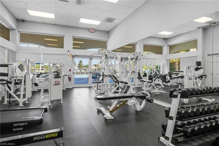 Fitness Room at Community Center.
