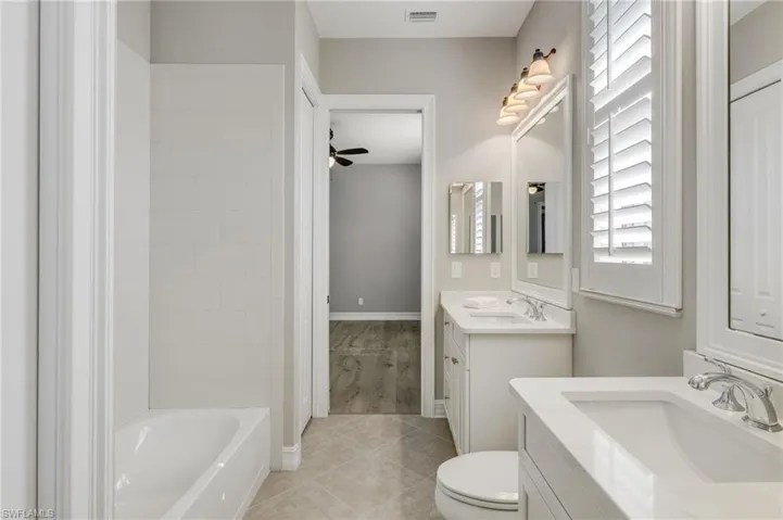 Jack + Jill bath view 2
