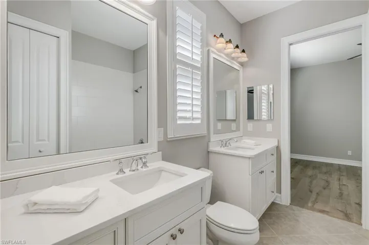 Jack + Jill bath view 1