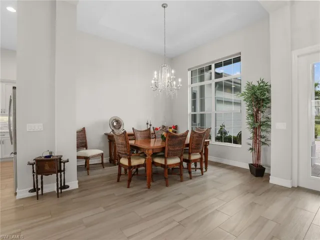 Formal dining area