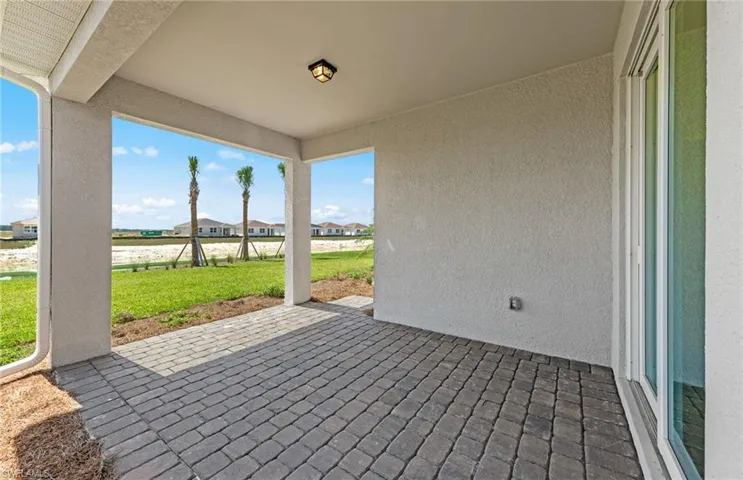 View of patio