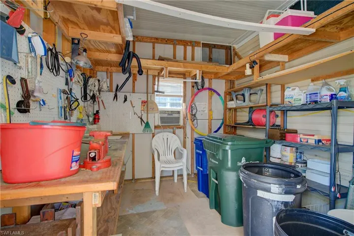 View of storage area