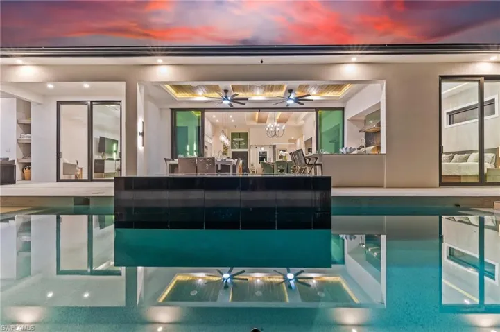View of pool