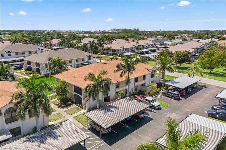 A sweeping aerial photo showing the full expanse of the neighborhood.