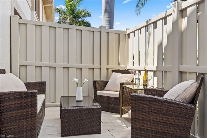 Perfect for enjoying the Florida weather in privacy.
