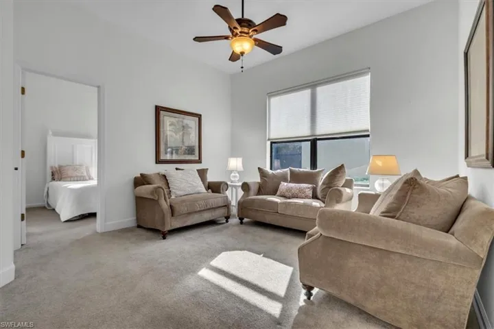 Living area (can be used as a den).