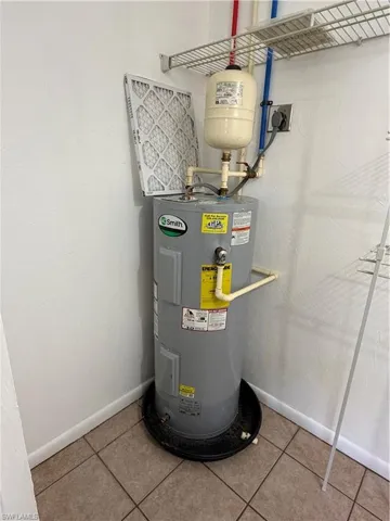 Utilities featuring water heater