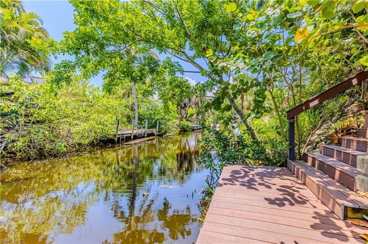 Dock featuring a water view
