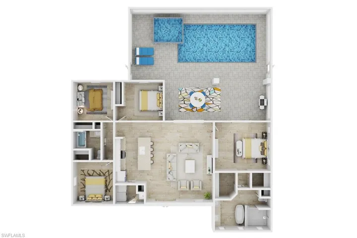 View of floor plan / room layout