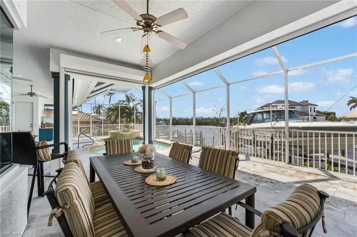 Enjoy the Florida Sunsets and views of the intersecting canal!