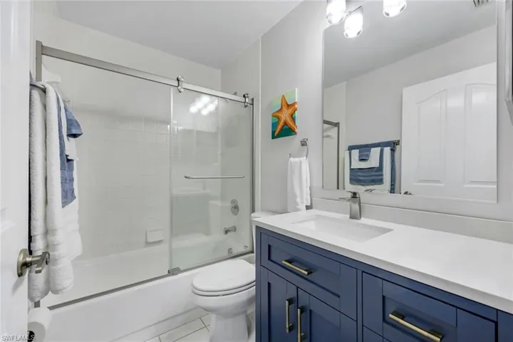 2nd Bath features seamless shower enclosure