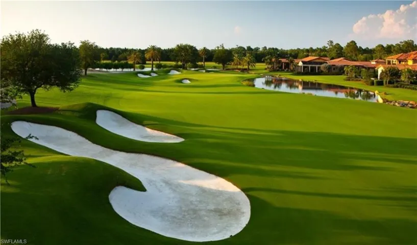 View of community with a water view and golf course view