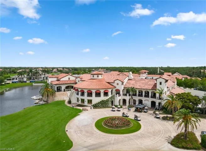 Drone / aerial view of a nearby body of water