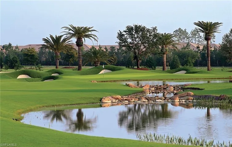View of property's community featuring a water view and golf course view