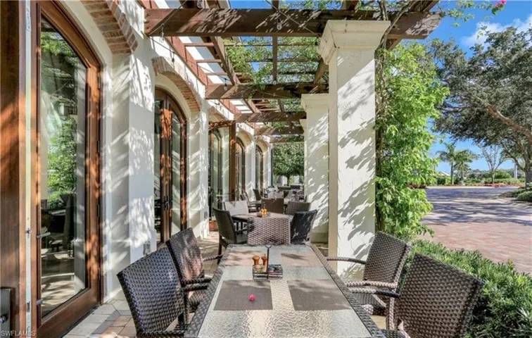 View of patio / terrace with a pergola and outdoor lounge area