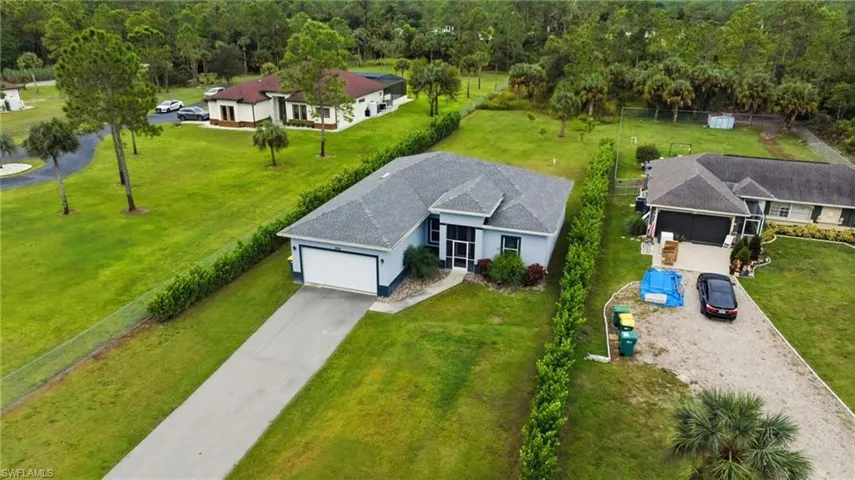 Aerial view of property and surrounding area