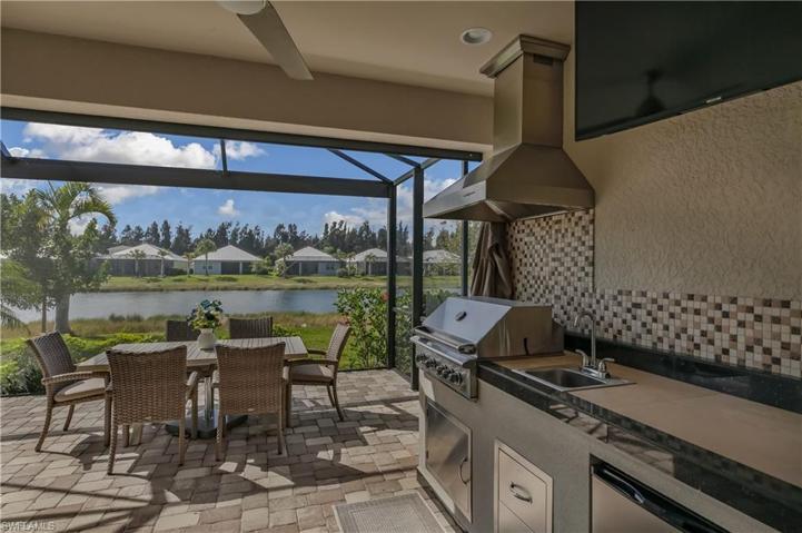 outdoor kitchen