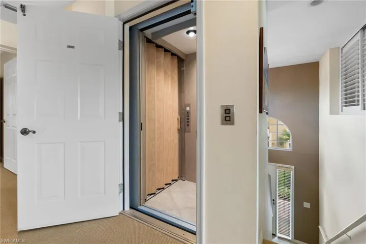 View of elevator