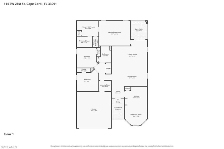 114 Sw 21st St, Cape Coral, Florida 33991