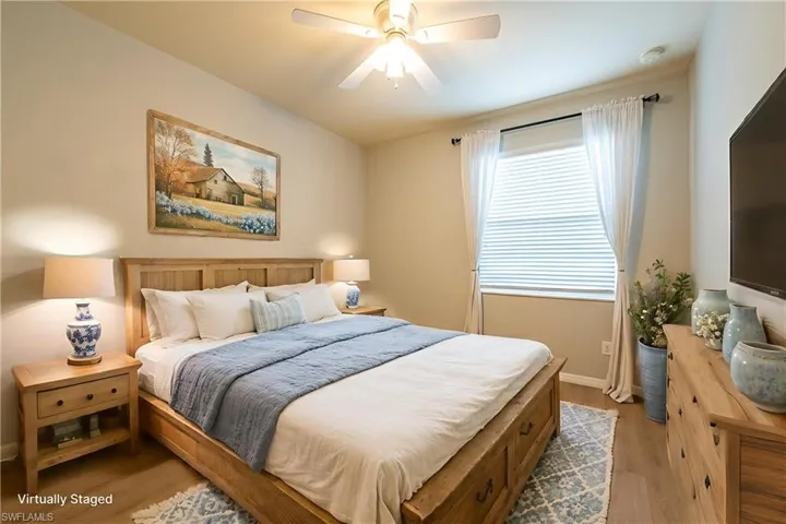 Virtually Staged 1st Floor Guest Bedroom