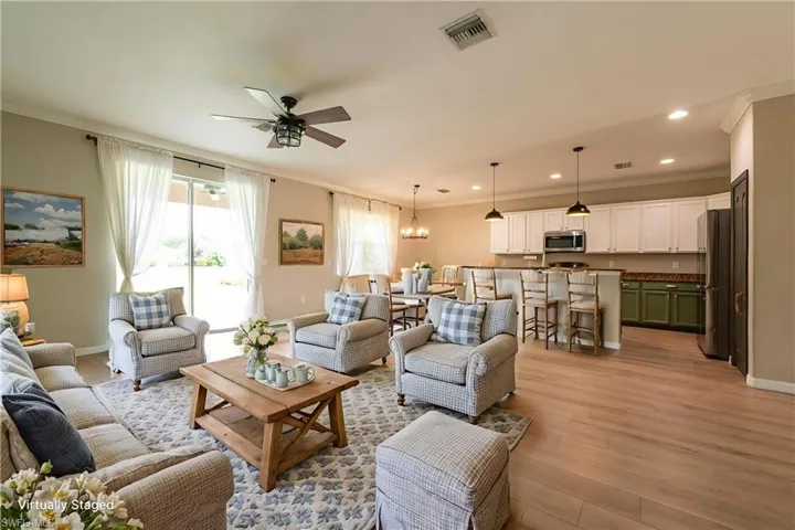 Virtually Staged Great Room