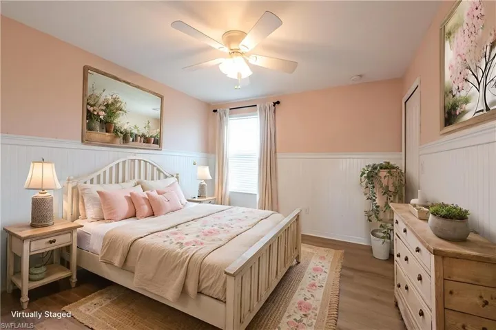 Virtually Stages 2nd Floor Guest Bedroom #3