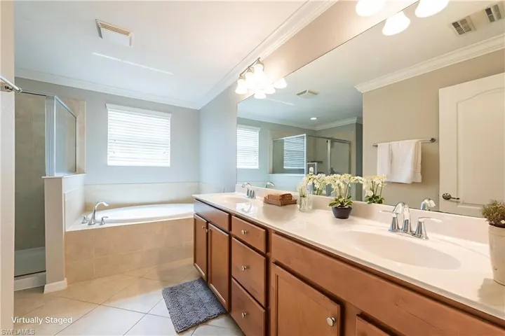 Virtually Staged 2nd Floor Primary Bathroom