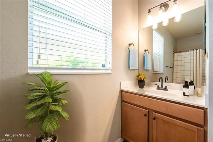 Virtually Staged 1st Floor Guest Bathroom