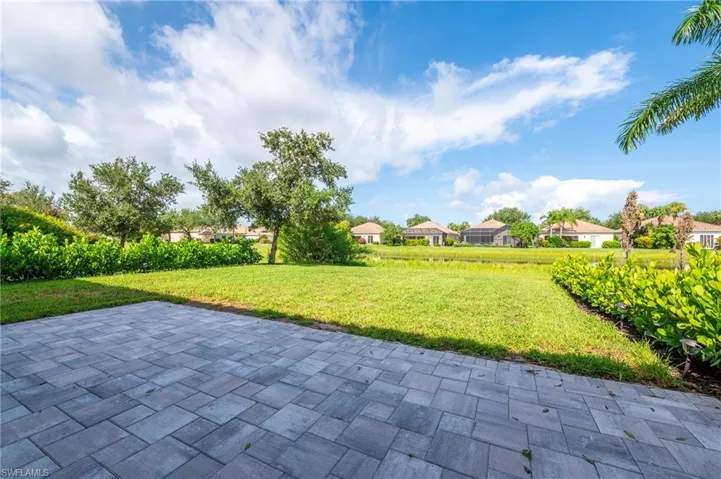Extended Patio & Back Yard