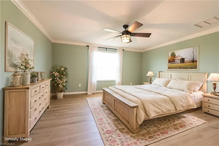 Virtually Staged 2nd Floor Primary Bedroom
