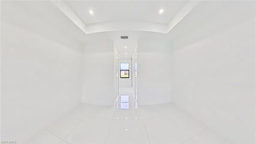 Detailed view of recessed lighting