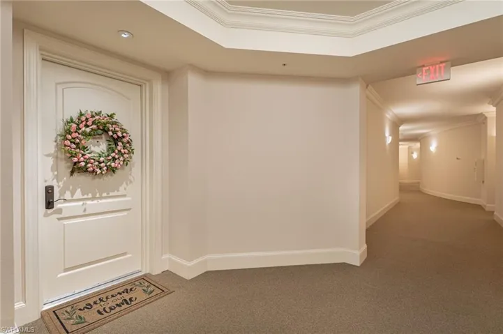View of entrance to property