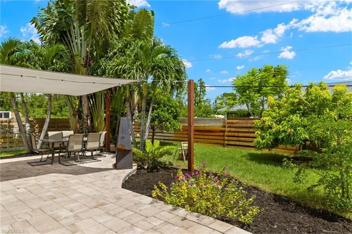 View of patio