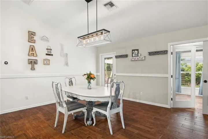 Dining area