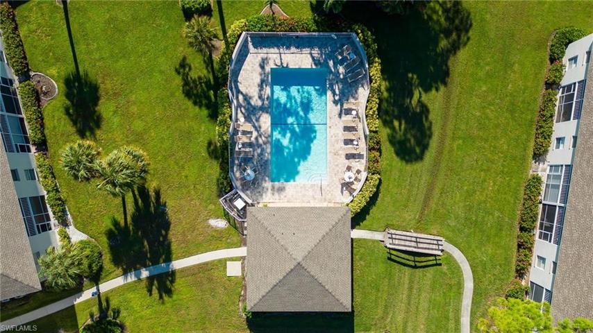Aerial View of Nearby Community Pool