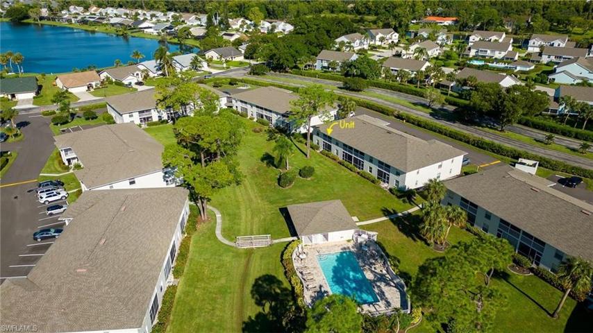 Aerial View of Pool and Actual Condo Location