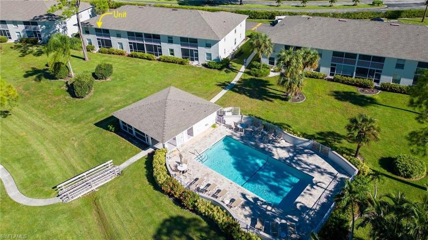 Aerial View of Nearby Community Pool