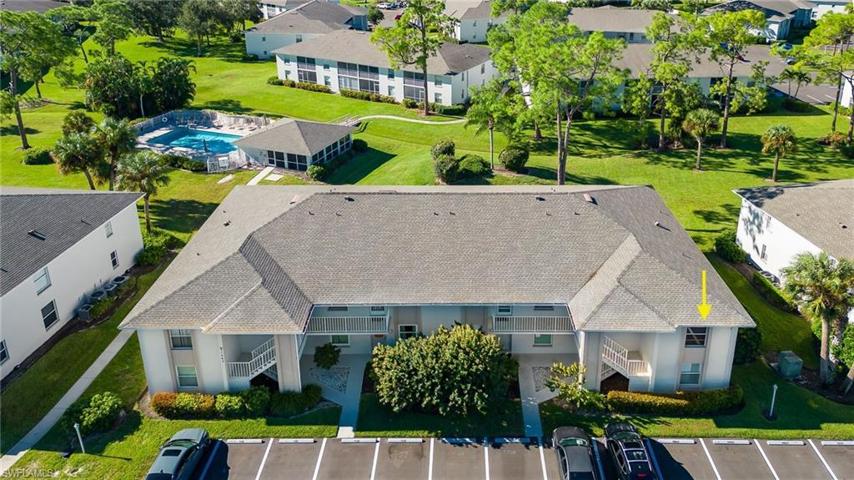 Aerial View of Building Front Elevation