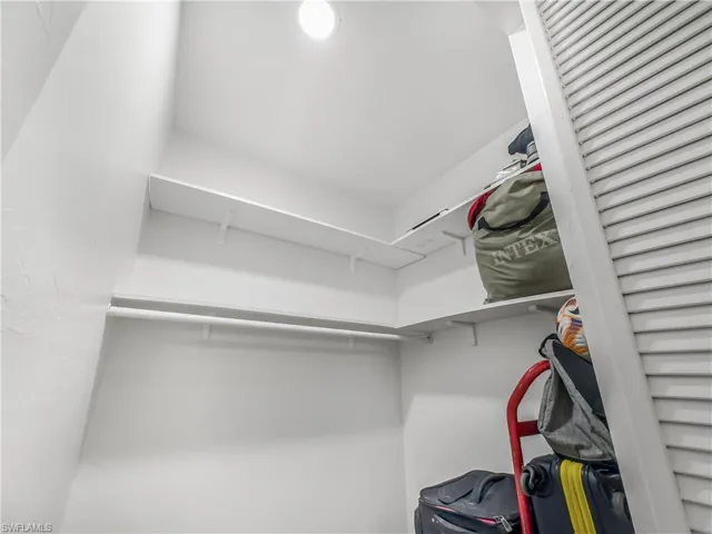 View of spacious closet